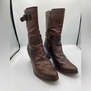 Women's Frye Fiona Boots Brown Size 10B